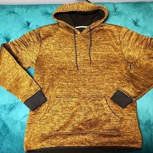STRAIGHT FADED Men's Marled Fleece Hoodie